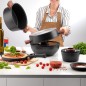 Schafer Matrix Cast Iron Cookware Set 8 Pieces-Black