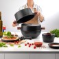 Schafer Matrix Cast Iron Cookware Set 8 Pieces-Black