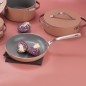 Schafer Moonlight Ceramic Cookware Set 7 Pieces-Rosegold