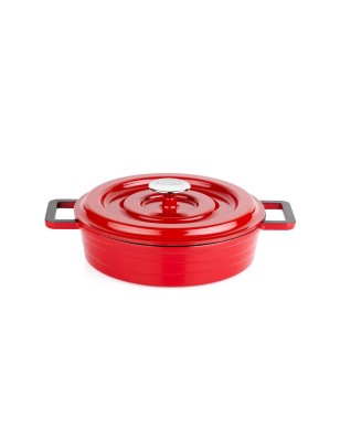 Schafer Pro Cast Iron Cookware Set 7 Pieces-Red