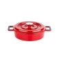 Schafer Pro Cast Iron Cookware Set 7 Pieces-Red